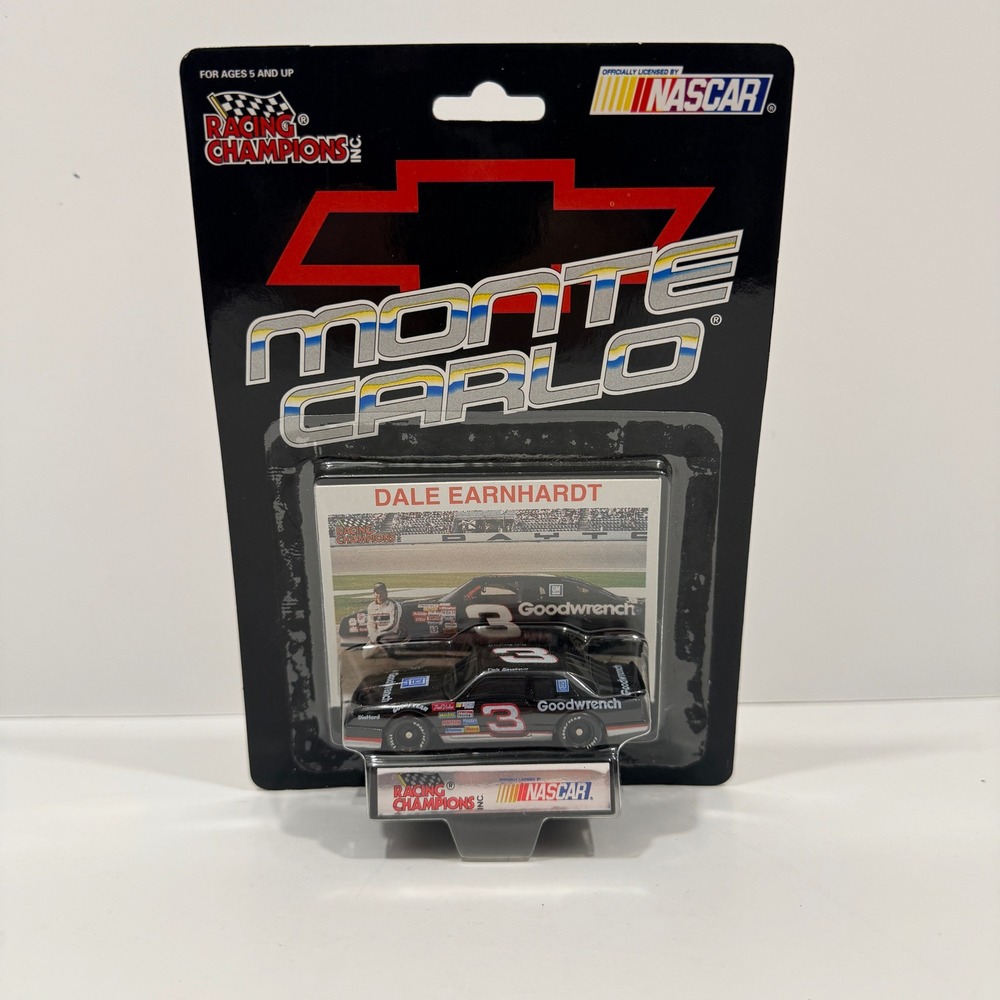 Racing Champions Die-Cast Car Unisex 1/64 Black New Dale Earnhardt Monte Carlo